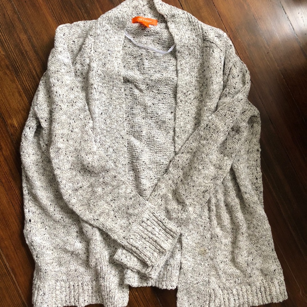 SOLD Joe Fresh marbled cardigan size S